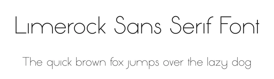 Limerock Sans Serif Font by ECFC — Sans Serif Font