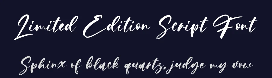 Limited Edition Script Font by letterenastudios — Script Handwritten Font — thumbnail 2
