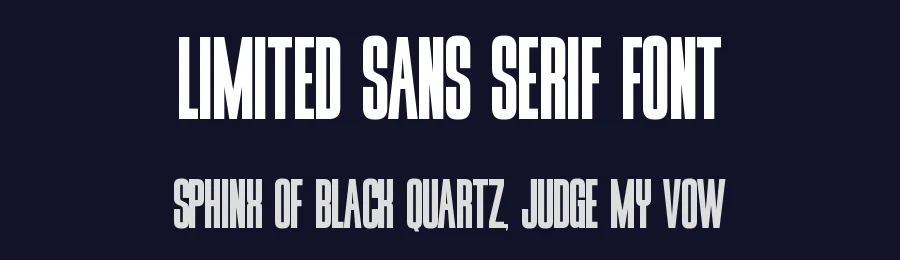 Limited Sans Serif Font by Funtype — Decorative Font — thumbnail 2