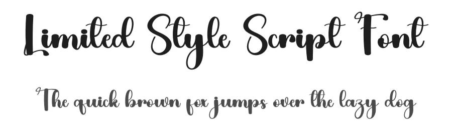 Limited Style Script Font by inermediaSTUDIO — Script Handwritten Font