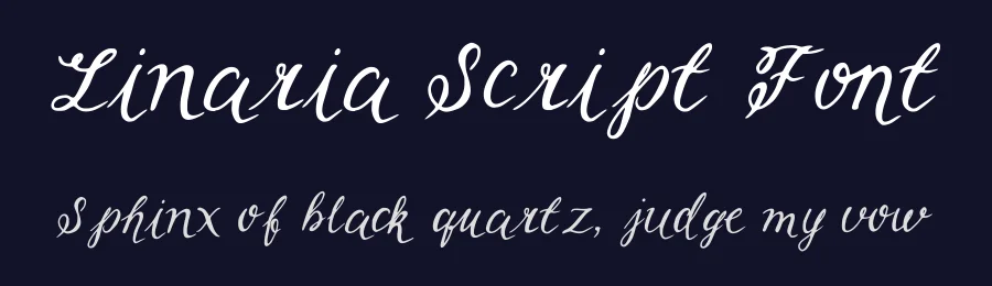 Linaria Script Font by eldamar-studio — Script Handwritten Font — thumbnail 2