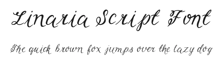 Linaria Script Font by eldamar-studio β Script Handwritten Font