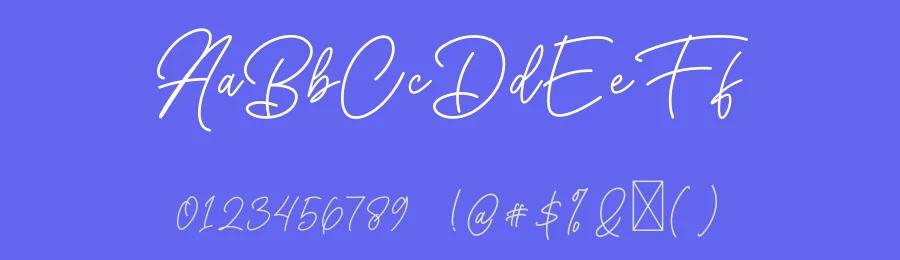 Line Signature Font by Dipati Creator — Script Handwritten Font — thumbnail 3