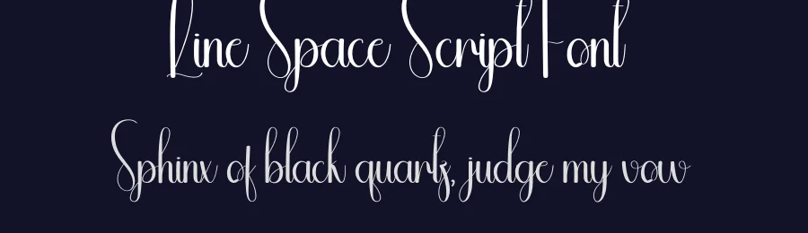 Line Space Script Font by andikastudio — Script Handwritten Font — thumbnail 2