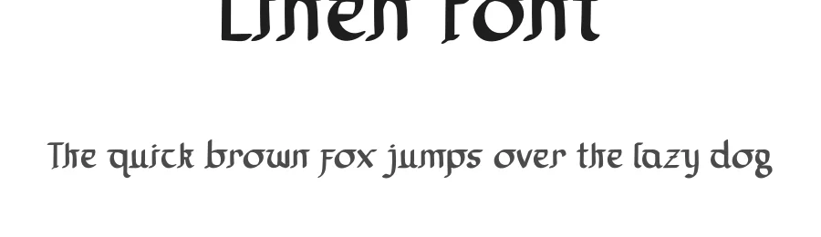 Linen Font by Cikal โ Display Font