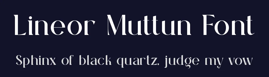 Lineor Muttun Font by ErmediaStudio — Serif Font — thumbnail 2