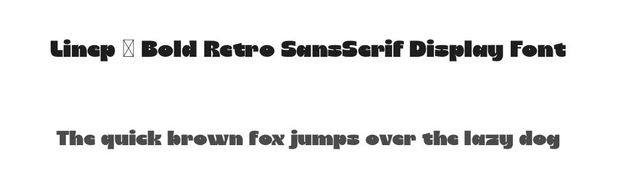 Linep – Bold Retro SansSerif Display Font by Maiko Hatta — Display Font