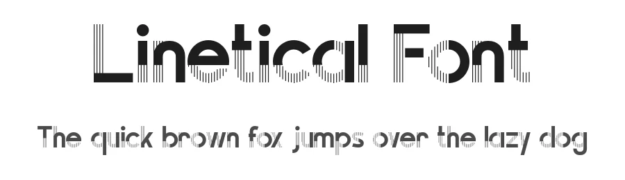 Linetical Font by burntilldead — Display Font