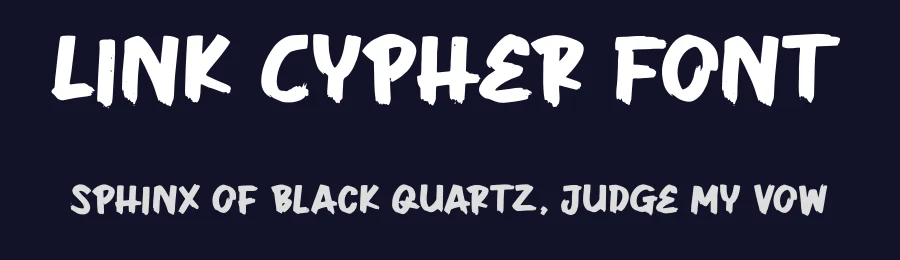 Link Cypher Font by Denustudios — Decorative Font — thumbnail 2