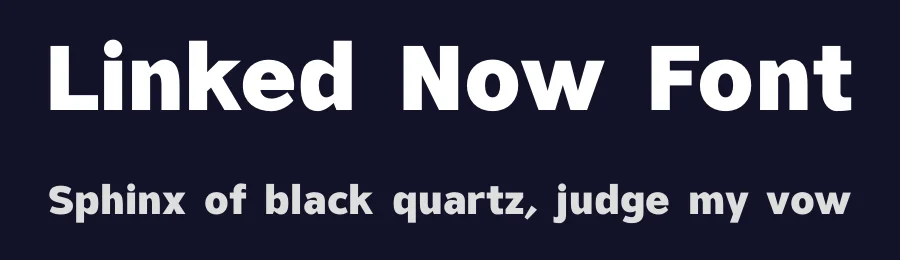 Linked Now Font by Jehoo Creative — Sans Serif Font — thumbnail 2