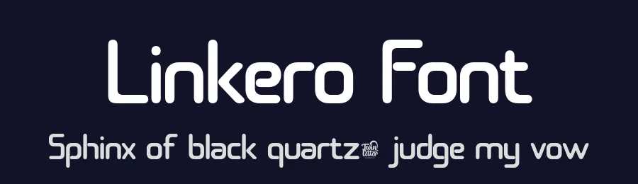 Linkero Font by twinletter — Display Font — thumbnail 2