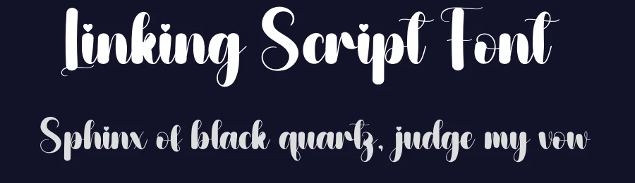 Linking Script Font by creativeletter — Script Handwritten Font — thumbnail 2