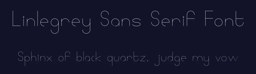 Linlegrey Sans Serif Font by White Supply — Sans Serif Font — thumbnail 2