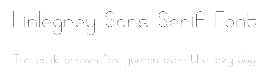Linlegrey Sans Serif Font by White Supply — Sans Serif Font
