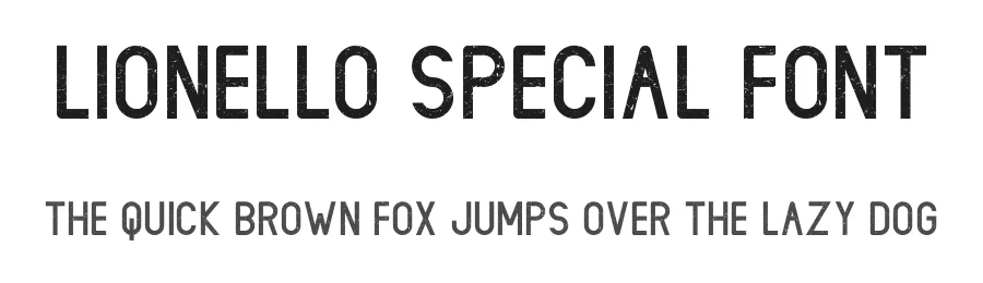 LIONELLO Special Font by edricstudio — Sans Serif Font