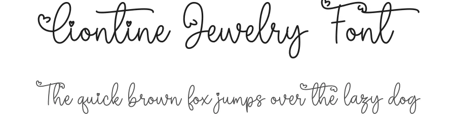 Liontine Jewelry Font by Fillo Graphic — Script Handwritten Font