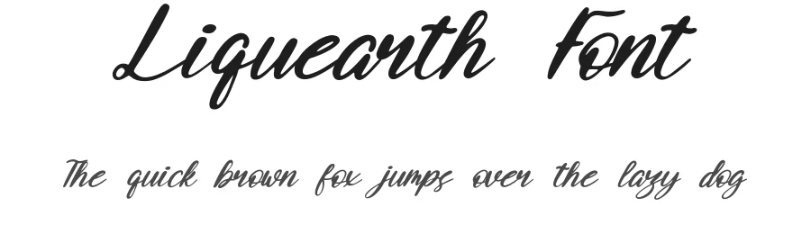 Liquearth Font by qwrtype — Script Handwritten Font
