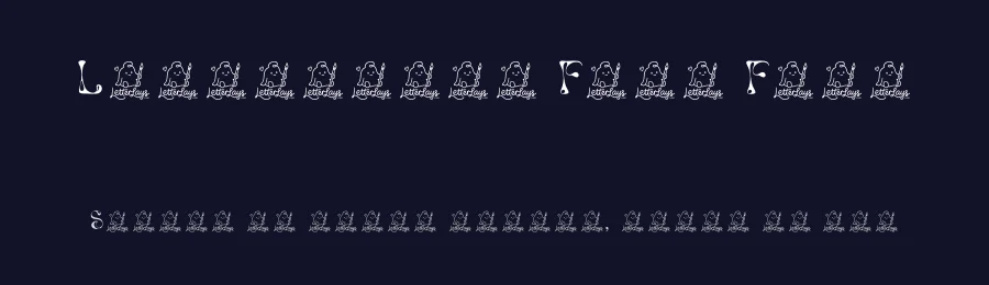 Liquivelle Free Font by Letterlays — Display Font — thumbnail 2