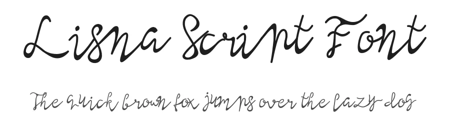 Lisna Script Font by edricstudio — Script Handwritten Font