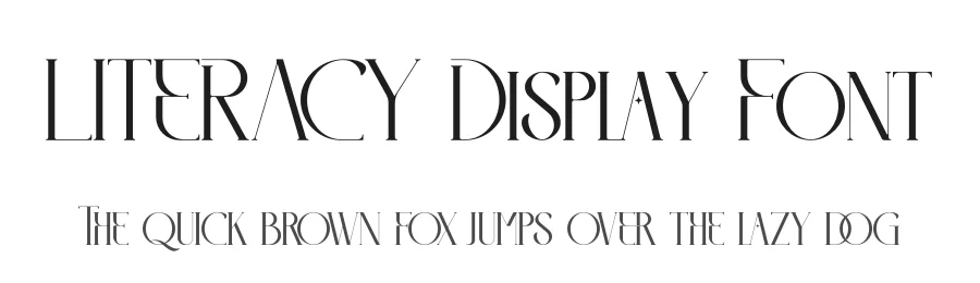 LITERACY Display Font by Storytype — Serif Font
