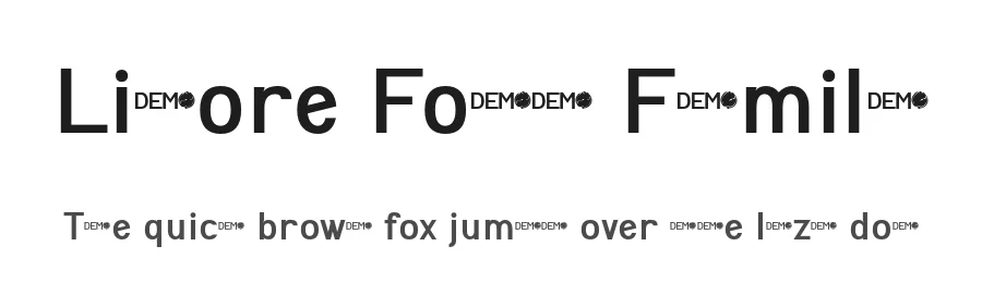 Litore Font Family by Enfeeltype — Sans Serif Font