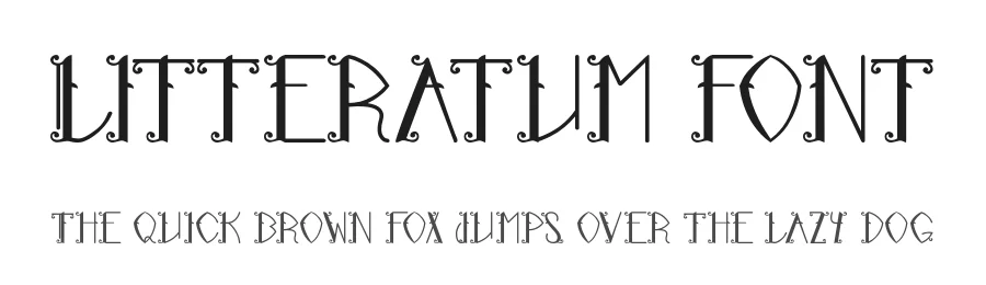 Litteratum font by itypeface β Blackletter Font