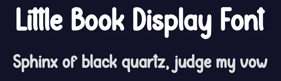 Little Book Display Font by andikastudio — Display Font — thumbnail 2
