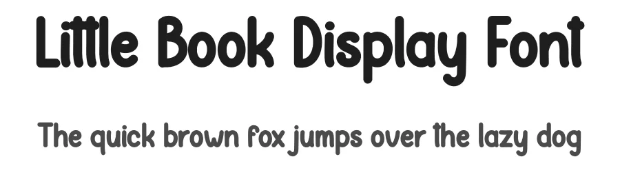 Little Book Display Font by andikastudio — Display Font
