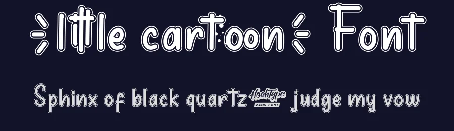 Little Cartoon Font by noahtype — Decorative Font — thumbnail 2