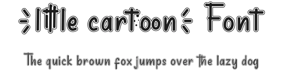 Little Cartoon Font by noahtype — Decorative Font