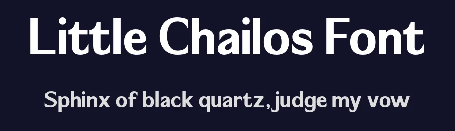 Little Chailos Font by Mantype Studio — Sans Serif Font — thumbnail 2