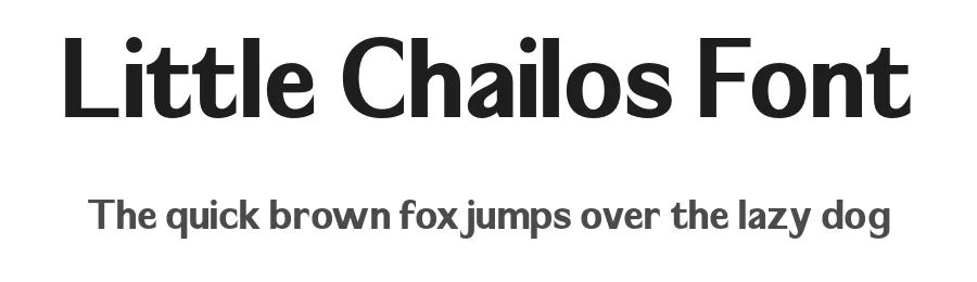 Little Chailos Font by Mantype Studio — Sans Serif Font