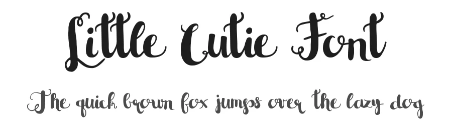 Little Cutie Font by Junik Studio — Script Handwritten Font