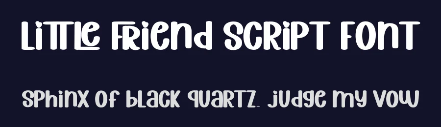 Little Friend Script Font by inermediaSTUDIO — Display Font — thumbnail 2