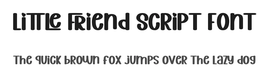 Little Friend Script Font by inermediaSTUDIO — Display Font