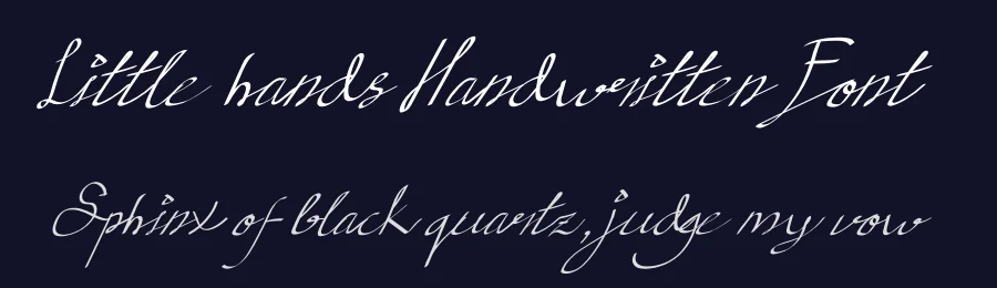 Little hands Handwritten Font by chasim — Script Handwritten Font — thumbnail 2
