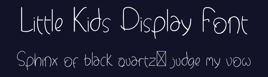 Little Kids Display Font by No Feelings Studio — Decorative Font — thumbnail 2