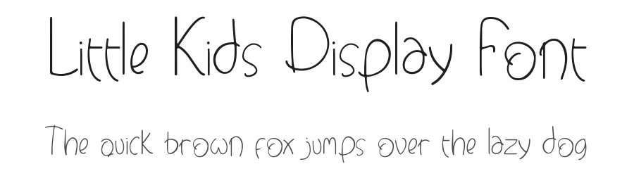 Little Kids Display Font by No Feelings Studio — Decorative Font