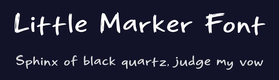 Little Marker Font by Creativetacos — Script Handwritten Font — thumbnail 2