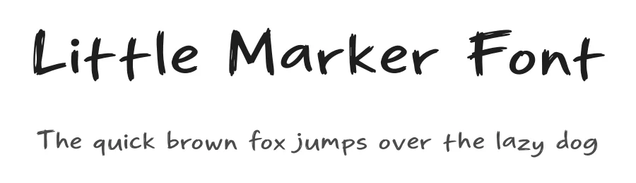 Little Marker Font by Creativetacos — Script Handwritten Font