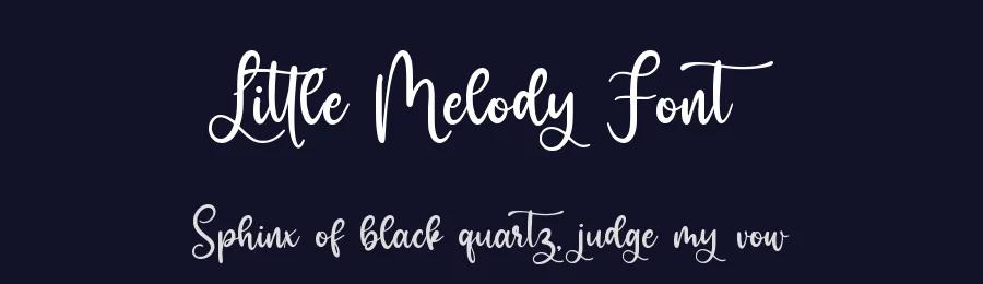 Little Melody Font by qwrtype — Script Handwritten Font — thumbnail 2