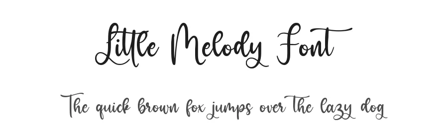 Little Melody Font by qwrtype — Script Handwritten Font