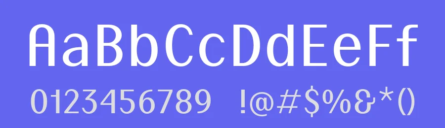 Little Micro Sans Font Family by Caron twice — Sans Serif Font — thumbnail 3