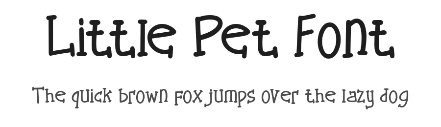 Little Pet Font by waptype0894 — Decorative Font