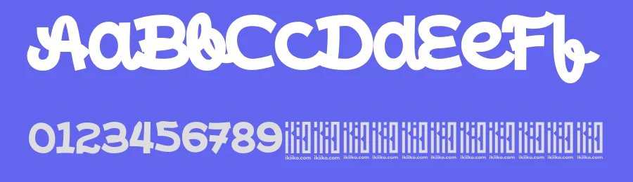 Little Ribbon Font by ikiiko type — Decorative Font — thumbnail 3