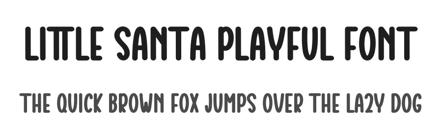 Little Santa Playful Font by inermediaSTUDIO — Display Font
