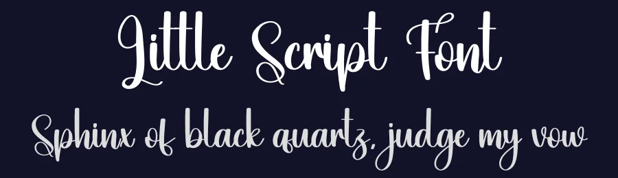 Little Script Font by creativeletter — Script Handwritten Font — thumbnail 2