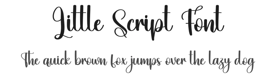 Little Script Font by creativeletter — Script Handwritten Font