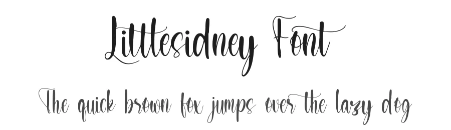 Littlesidney Font by qwrtype — Script Handwritten Font