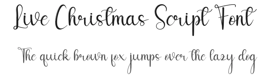 Live Christmas Script Font by andikastudio — Script Handwritten Font